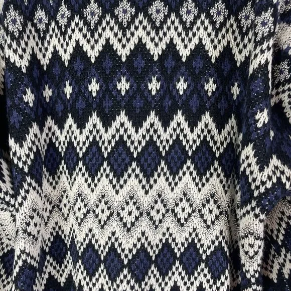 Vtg Ash Creek Men’s Cardigan Sweater L Geometric Grandpacore Dead Stock Preppy